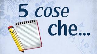 5 cose che... 5 libri per non dimenticare 5 cose che... 5 libri per non dimenticare
