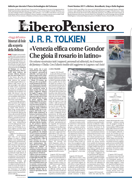 Tolkien e l'Italia di Oronzo Cilli: la rassegna stampa Tolkien e l'Italia di Oronzo Cilli: la rassegna stampa