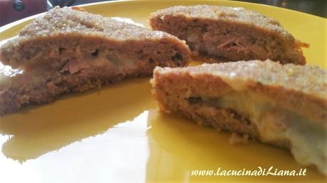 Tramezzini di Carne con prosciutto e formaggio Tramezzini di Carne con prosciutto e formaggio