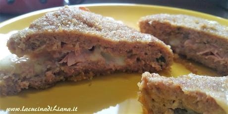 Tramezzini di Carne con prosciutto e formaggio Tramezzini di Carne con prosciutto e formaggio