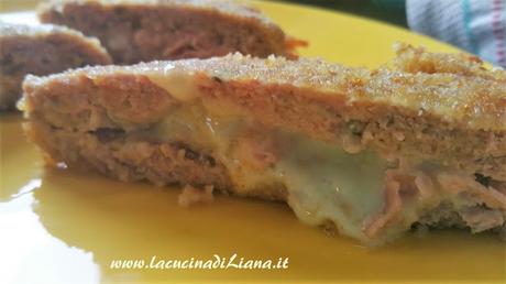 Tramezzini di Carne con prosciutto e formaggio Tramezzini di Carne con prosciutto e formaggio