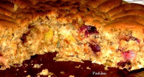 Dolce Bio al Muesli con frutta fresca e senza uova torta muesli-