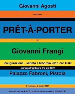 Giovanni Frangi PRÊT-À-PORTER a cura di Giovanni Agosti Giovanni Frangi PRÊT-À-PORTER a cura di Giovanni Agosti