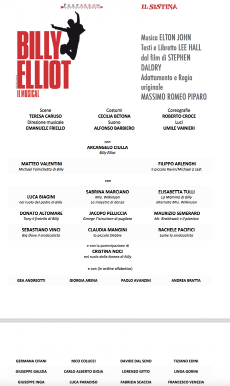 Billy Elliot 2017 torna in scena: nuovo protagonista, cast e date tour Billy Elliot 2017 torna in scena: nuovo protagonista, cast e date tour