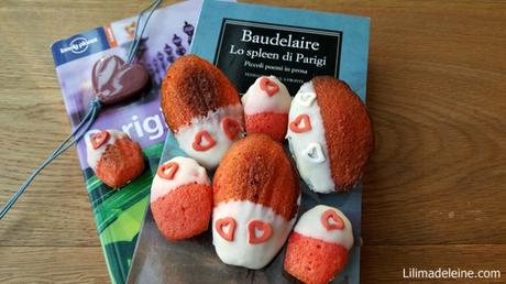 Madeleines di San Valentino con ricotta, arancia e cioccolato bianco Madeleines di San Valentino con ricotta, arancia e cioccolato bianco