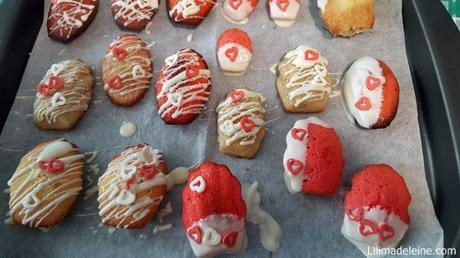 Madeleines di San Valentino con ricotta, arancia e cioccolato bianco Madeleines di San Valentino con ricotta, arancia e cioccolato bianco