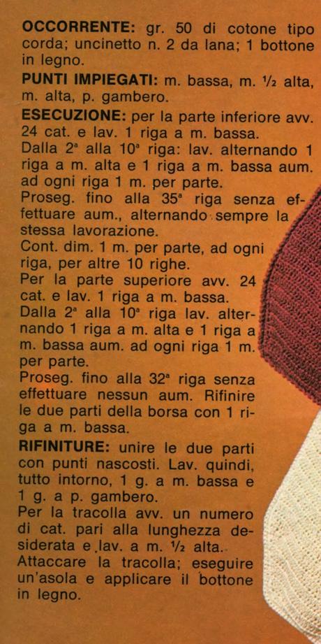 Lavori con l'uncinetto: La borsetta stile Vintage Lavori con l'uncinetto: La borsetta stile Vintage