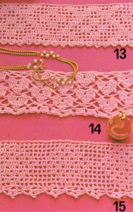 Lavori con l'uncinetto: Bordure per il corredo pag_3 Lavori con l'uncinetto: Bordure per il corredo pag_3