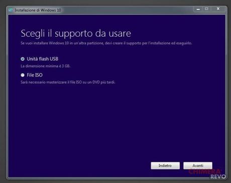Installare Windows 10 da USB Installare Windows 10 da USB