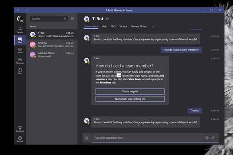 Microsoft Teams guadagna subito terreno. Oltre 30.000 aziende lo stanno già utilizzando Microsoft Teams guadagna subito terreno. Oltre 30.000 aziende lo stanno già utilizzando