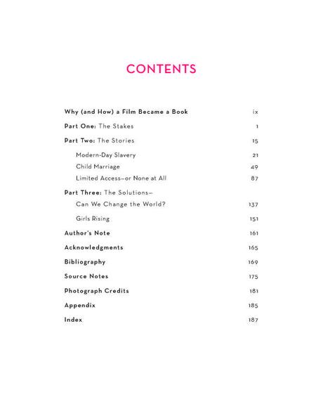 GIRL RISING – A documentary and a book GIRL RISING – A documentary and a book