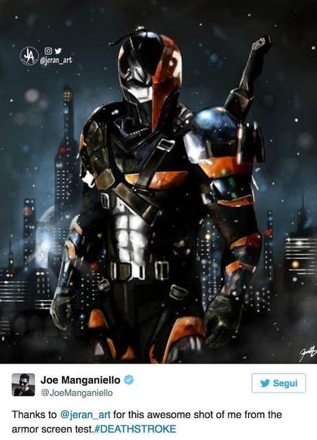 The Batman: ecco un'immagine del costume indossato da Deathstroke The Batman: ecco un'immagine del costume indossato da Deathstroke