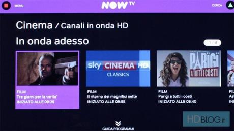 NOW TV ora disponibile anche in HD | Agg. Prezzi | In Prova NOW TV ora disponibile anche in HD | Agg. Prezzi | In Prova