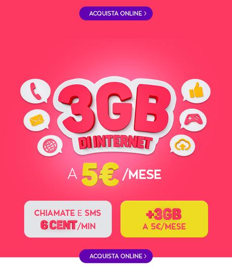PosteMobile 6xTutti Internet Edition a 5€ al mese PosteMobile 6xTutti Internet Edition a 5€ al mese