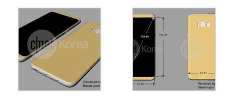 Galaxy S8: Render stampa e confermato il sensore biometrico sul retro Galaxy S8: Render stampa e confermato il sensore biometrico sul retro