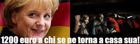 La Merkel paga 1200 euro ai migranti per lasciare la Germania! La Merkel paga 1200 euro ai migranti per lasciare la Germania!