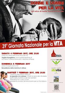 PAVIA. Per festeggiare la Giornata della Vita molti gli appuntamenti in calendario. PAVIA. Per festeggiare la Giornata della Vita molti gli appuntamenti in calendario.