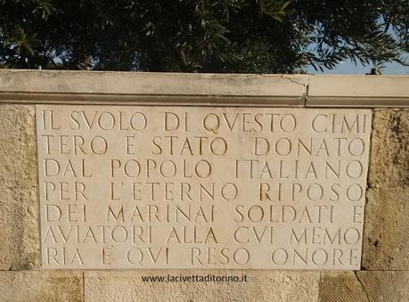 Il cimitero militare di Siracusa Il cimitero militare di Siracusa