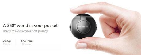 Insta360, camera compatta Android per riprese a 360 gradi Insta360, camera compatta Android per riprese a 360 gradi