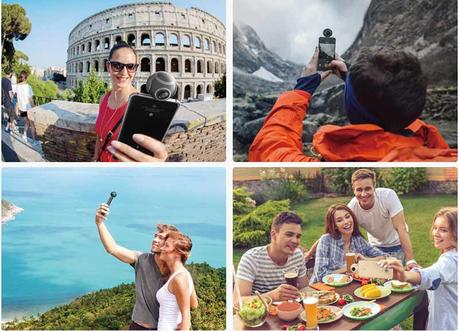 Insta360, camera compatta Android per riprese a 360 gradi Insta360, camera compatta Android per riprese a 360 gradi
