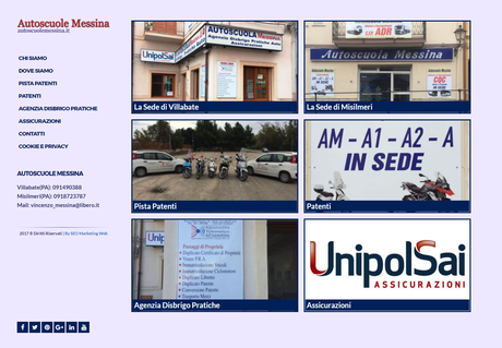 Sito web restyling: Auto Scuola Messina Sito web restyling: Auto Scuola Messina