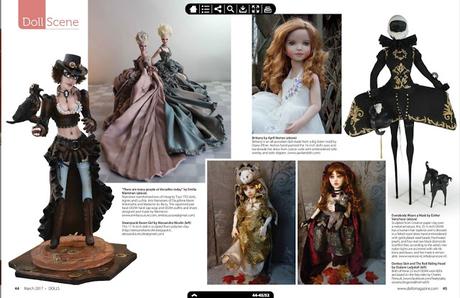 Che bello! La mia Steampunk Raven Girl è su DOLLS magazin... Che bello! La mia Steampunk Raven Girl è su DOLLS magazin...