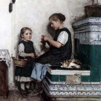 Albert (Albrecht) Samuel Anker, how life in a Swiss XIXth century village was. Albert (Albrecht) Samuel Anker, how life in a Swiss XIXth century village was.