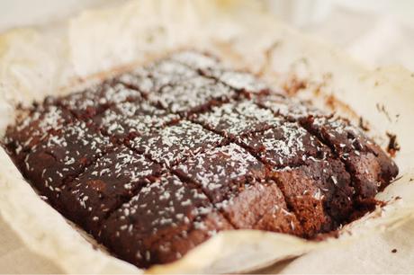 Quadrotti al caffè con cacao e cocco Quadrotti al caffè con cacao e cocco