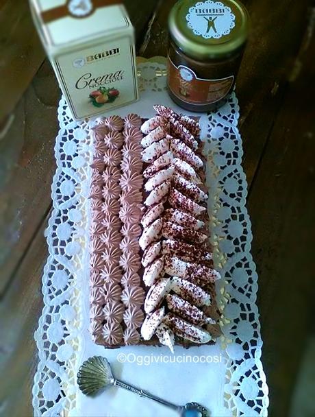 Trancio al Cioccolato e Crema di Nocciole Trancio al Cioccolato e Crema di Nocciole