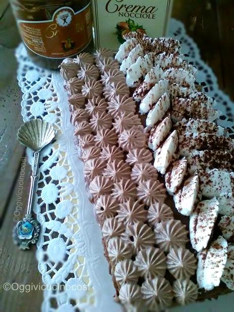 Trancio al Cioccolato e Crema di Nocciole Trancio al Cioccolato e Crema di Nocciole