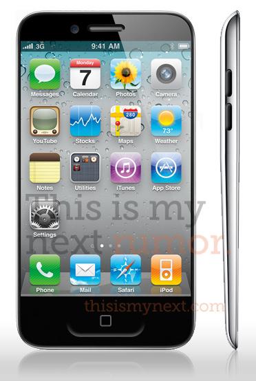 iPhone5 mockup iPhone 5: schermo da 3,7 pollici ed estetica rivoluzionata?