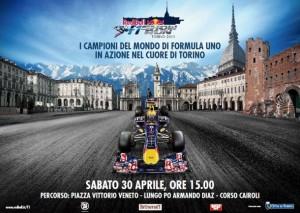 Mark Webber a Torino: F1 Redbull Show Run 