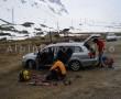 Piz Lagrev, Svizzera Julier Pass - parcheggio auto