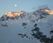 panorama serale dalla Chamanna da Boval - Morteratsch, Engadina, Svizzera