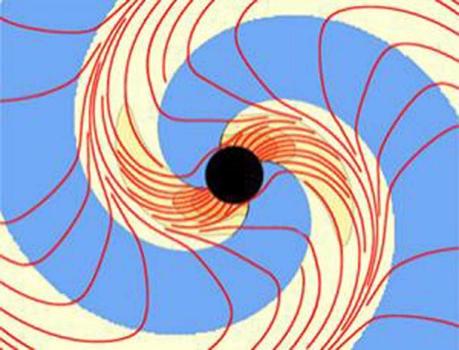 lineebuconero Visualizzare le deformazioni temporali prodotte dai buchi neri…