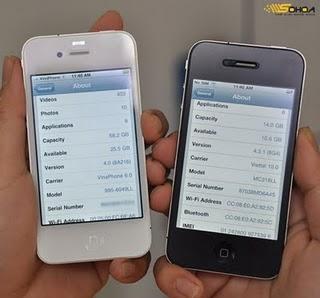 White-iPhopne4-vs-Black-iPhone4-12 White iPhopne4 vs Black iPhone4 12 Store online down: In arrivo iPhone 4 bianco!