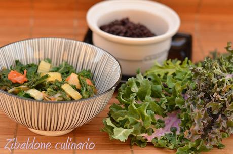 Insalata tiepida di cavolo riccio Insalata tiepida di cavolo riccio