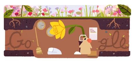 Il doodle di Google è per l’Equinozio di Primavera 2017 google doodle primavera equinozio 2017