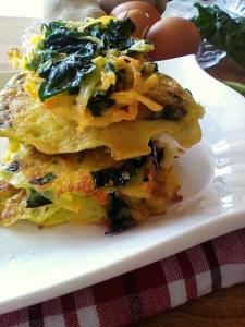 Frittatine veloci di patate e spinaci Frittatine veloci di patate e spinaci