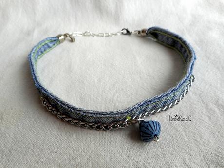 Bijoux con le cuciture e i passanti dei jeans parure jeans 4