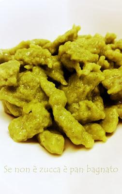 Spaetzle agli spinaci Spaetzle agli spinaci