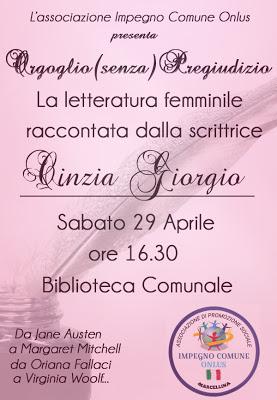 Orgoglio (senza) pregiudizio: Cinzia Giorgio al paesello Orgoglio (senza) pregiudizio: Cinzia Giorgio al paesello