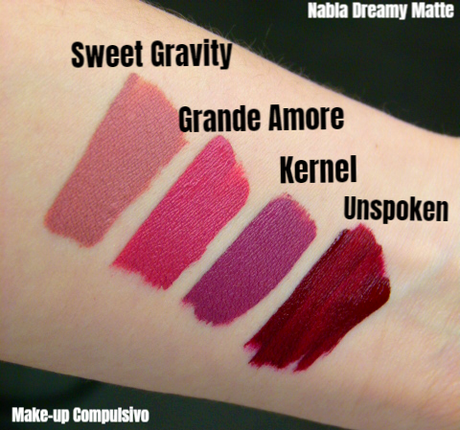 Ricomincio da Nabla: rossetti liquidi Dreamy Matte Ricomincio da Nabla: rossetti liquidi Dreamy Matte