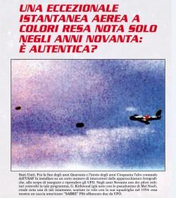 Ecco l’enciclopedia fotografica sugli UFO UNA PAGINA DEL LIBRO A CURA DI ROBERTO PINOTTI