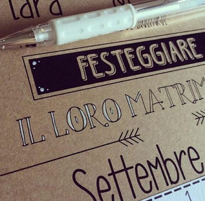Trend Matrimoni: La Calligrafia Trend Matrimoni: La Calligrafia