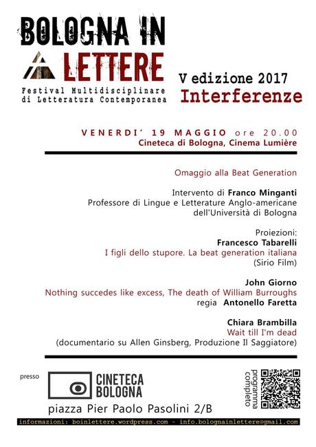 Bologna In Lettere 2017: terzo week end di eventi Bologna In Lettere 2017: terzo week end di eventi