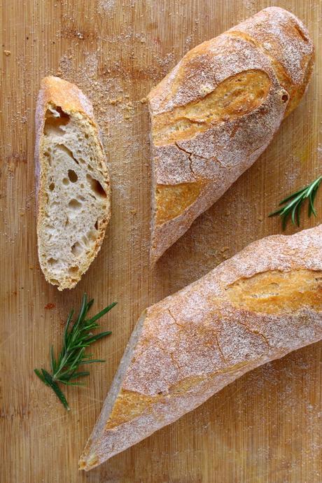 Baguettes con 1 gr di lievito Baguettes con 1 gr di lievito