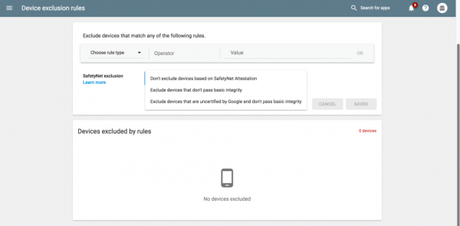 Gli sviluppatori Android possono ora porre delle restrizioni all’installazione delle proprie app dal Play Store Gli sviluppatori Android possono ora porre delle restrizioni all’installazione delle proprie app dal Play Store