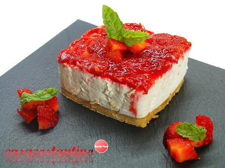 Cheesecake alle fragole Cheesecake alle fragole
