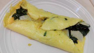 Omelette spinaci e parmigiano Omelette spinaci e parmigiano